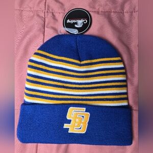 UCSB‎ Unisex Winter Beanie Blue And Yellow